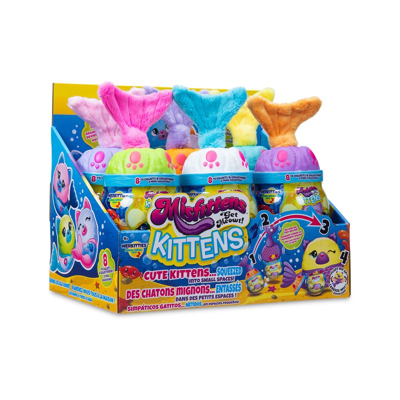 ميس فيتنس - لعبة قطط صغيرة على شكل وعاء سمك