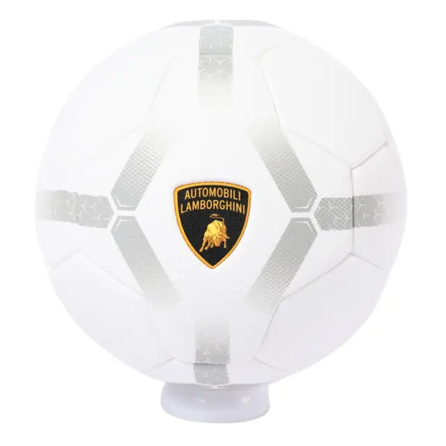 لامبورجيني - كرة القدم بي في سي لون أبيض مقاس 5