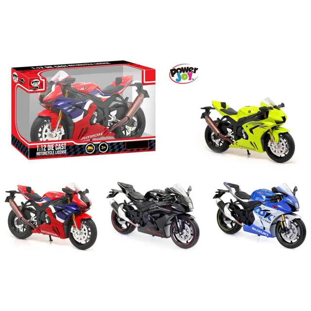 باور جوي - دراجة نارية معدن بمقياس 1:12