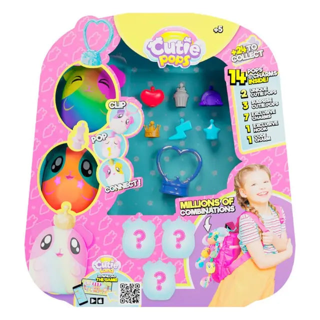 كيوتي بوبس - مجموعة كليب بوب اند كونيكت 5 شخصيات