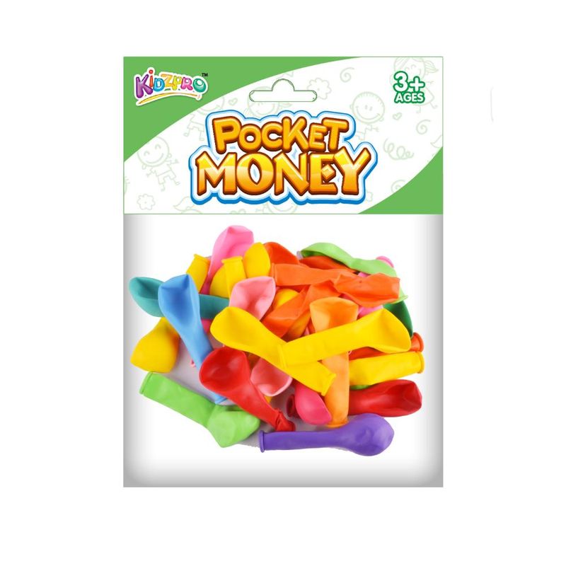 بالونات كيدز مع زينة ذهبية - 30 قطعة