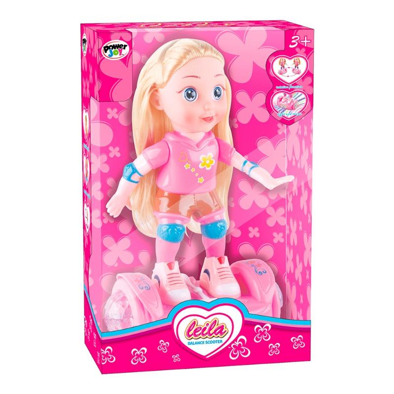 باور جوي - دمية ليلى مع أسكوتر و موسيقى 28 سم