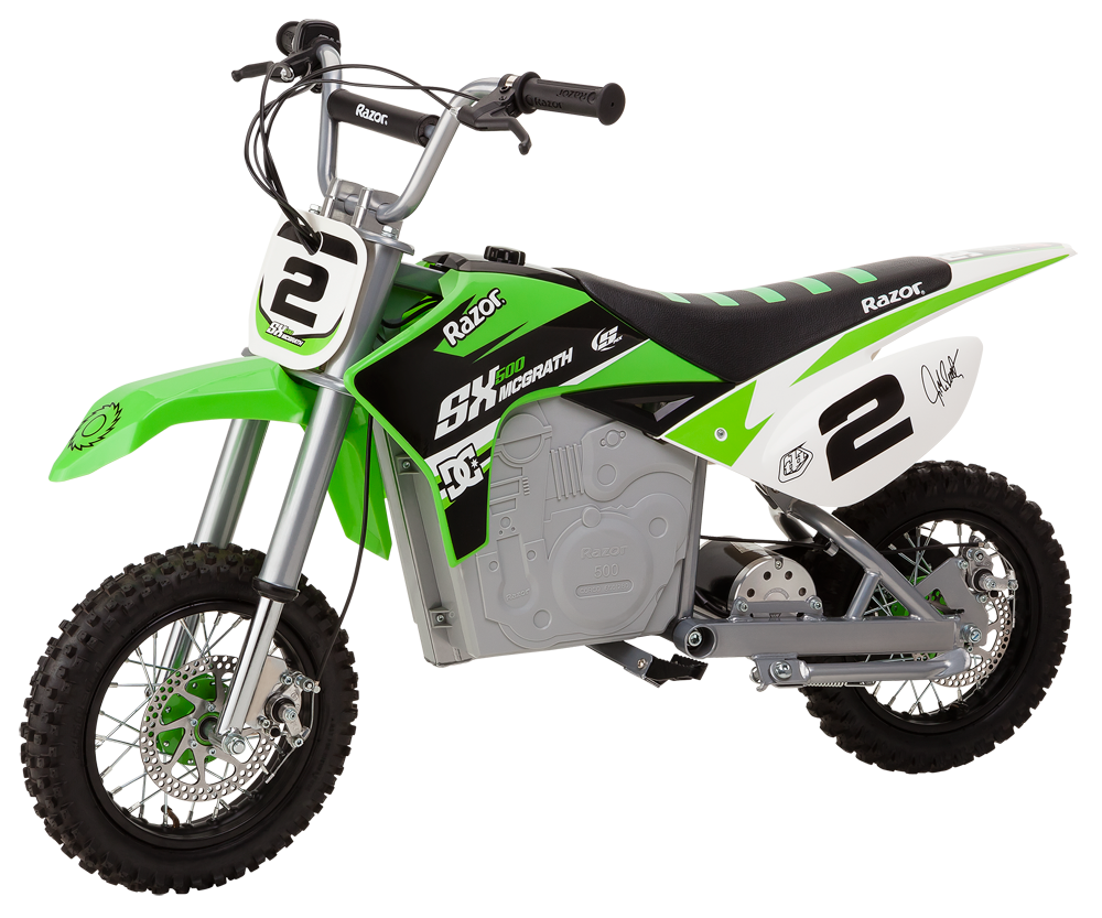 رازور - دراجة نارية ديرت روكيت أس إكس500 ماكجراث - أخضر