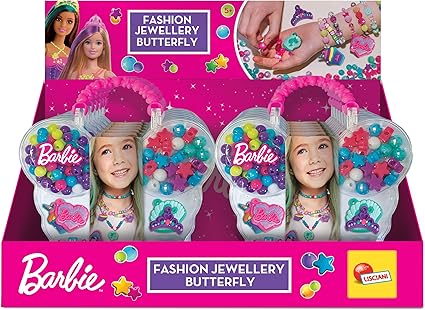 طقم إكسسوارات باربي على شكل فراشة