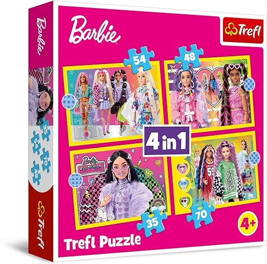 بازل باربي 4 في 1 للأطفال