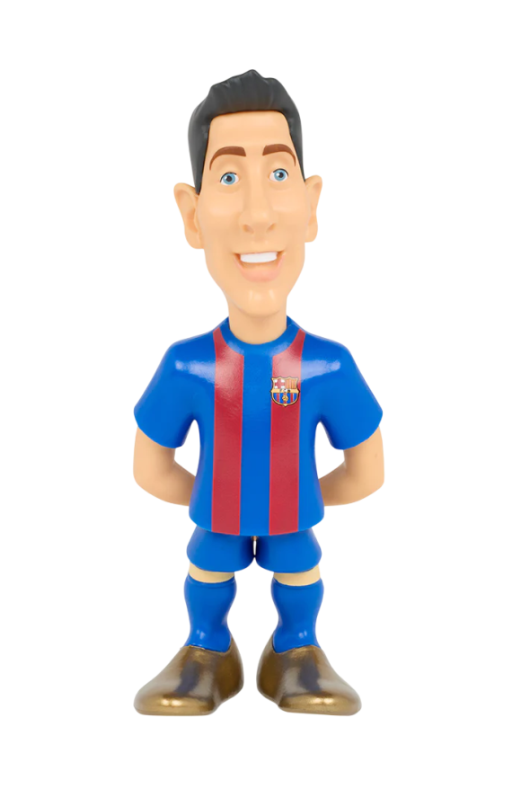 مجسم روبرت ليفاندوفسكي لاعب برشلونة من مينيكس